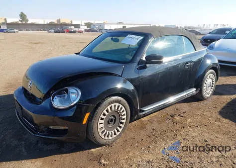 2014 Volkswagen Beetle 2.5L из США, поврежденный, VIN 3VW5P7AT4EM803477